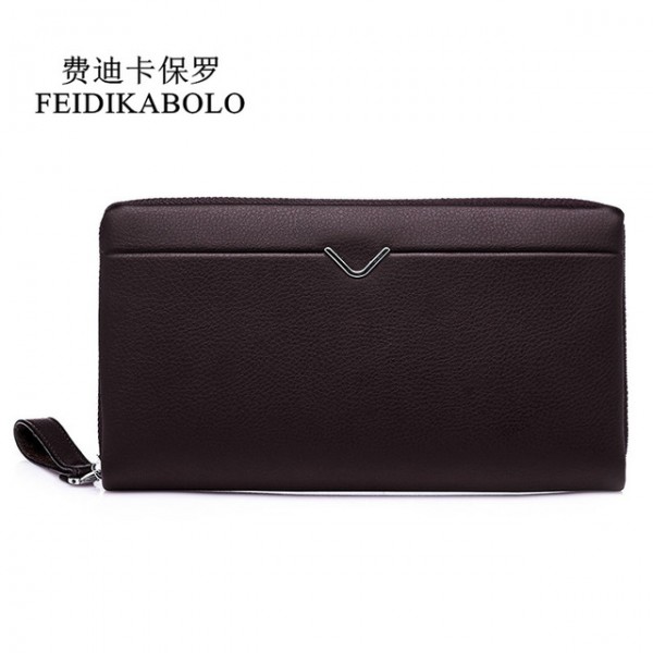 FEIDIKABOLO Men Wallets Fashion Leather Designer L...