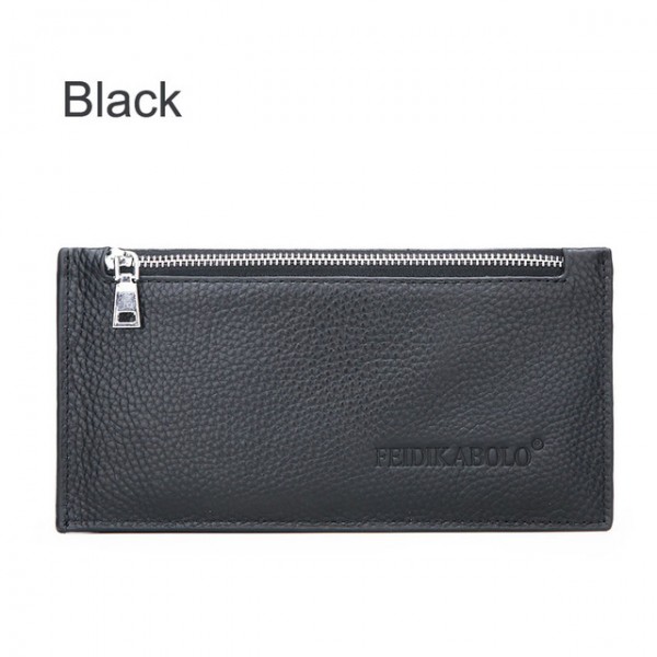 FEIDIKABOLO Men Wallets Long Zipper Coin Purse For Men Clutch Wallet Men Handy Bag Male Vintage Large Wallet Carteira Masculina