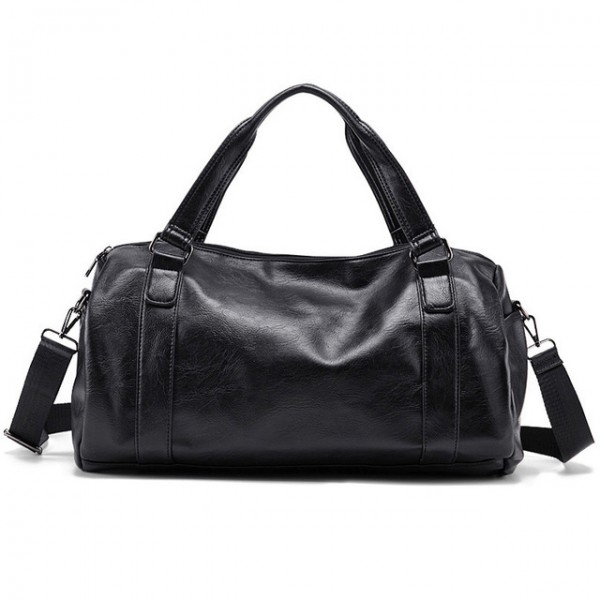 Brand Young Men Travel Bag Leather Duffle Tote Vin...