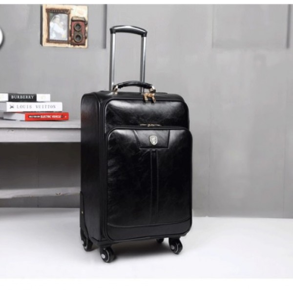 16 - 24inch retro leather travel luggage suitcases